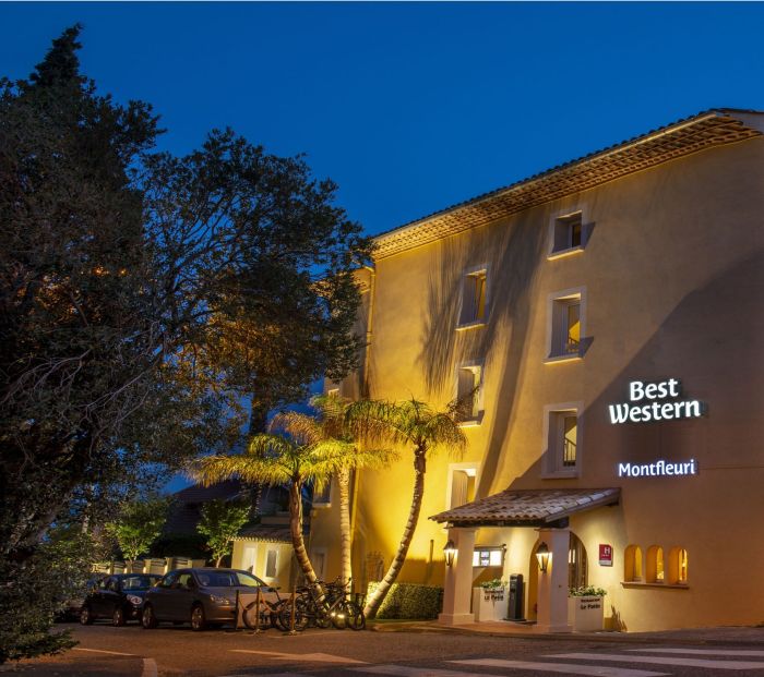 Hôtel 4 étoiles Sainte-Maxime, Best Western Premier Montfleuri, entrée 